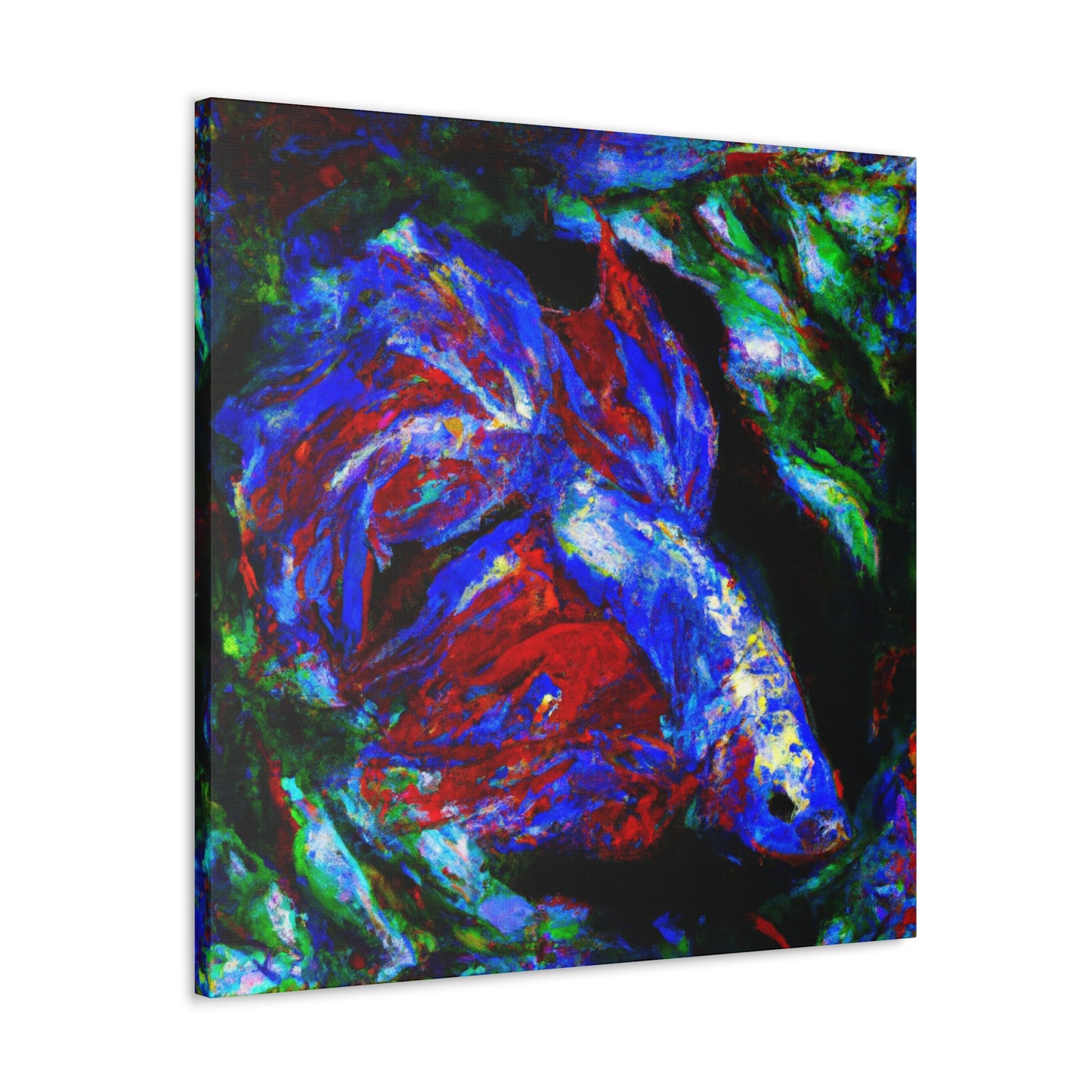 "Betta in Moonlight Waters" - Canvas