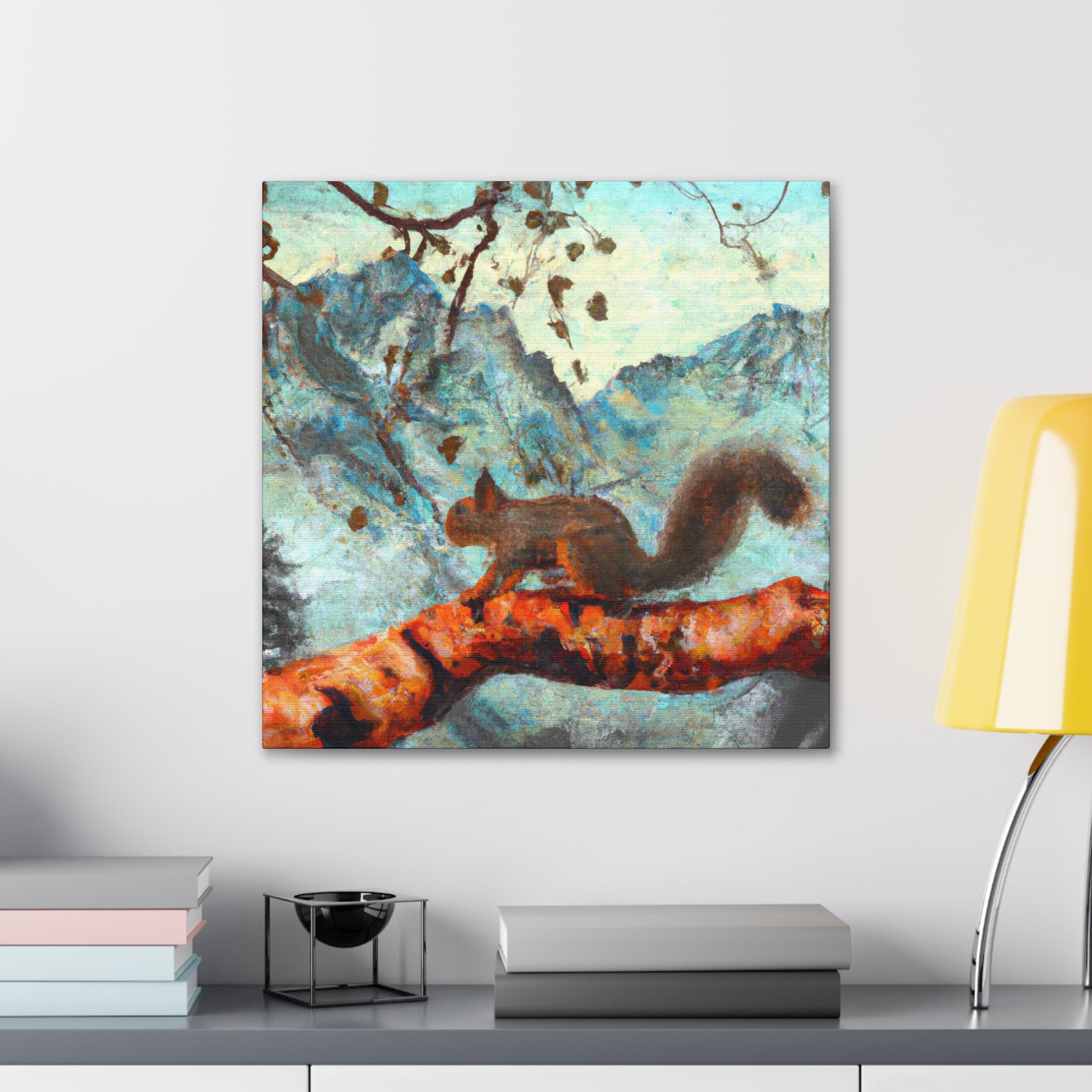 "The Squirrel's Repose" - Canvas