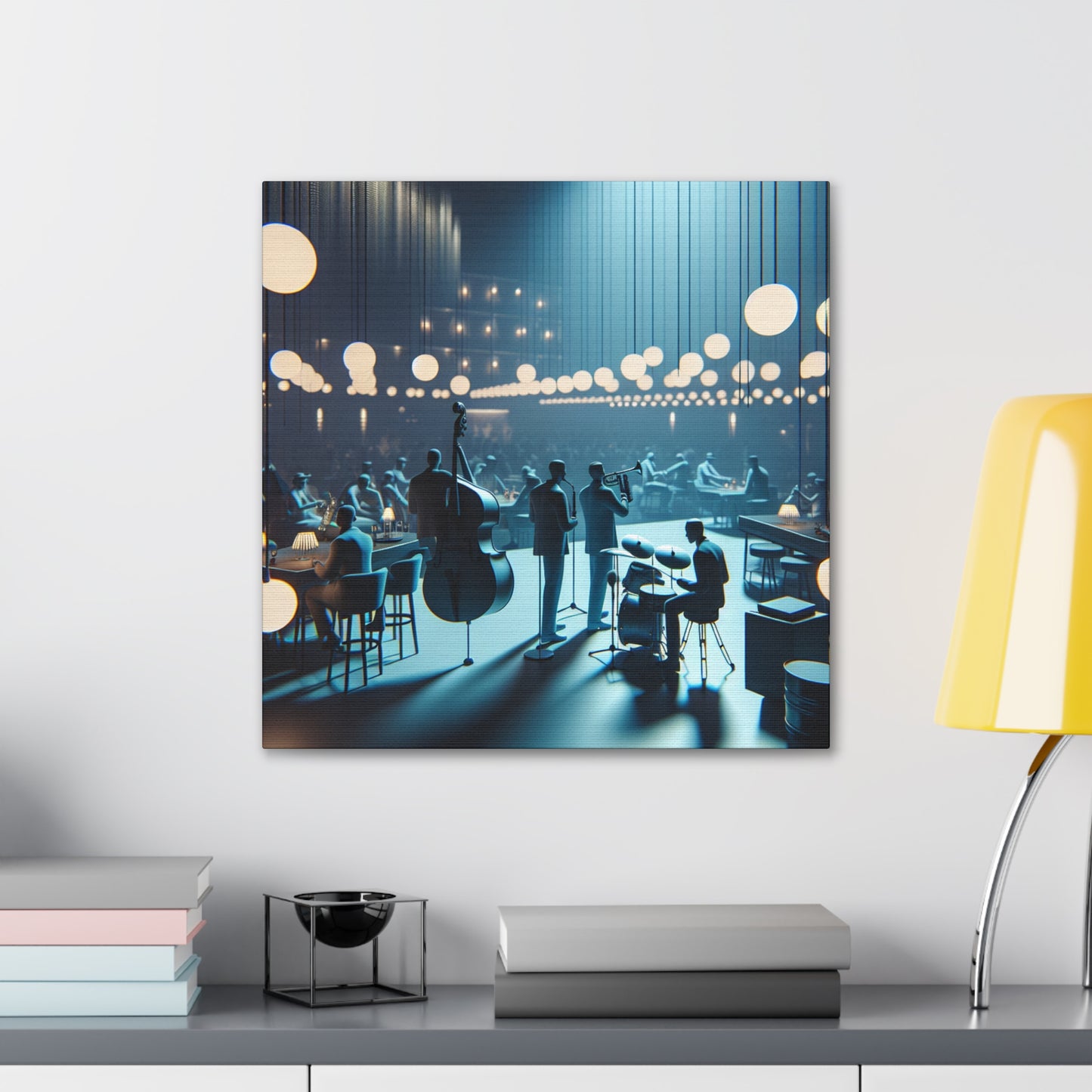 "Sonic Serenity: Jazz Ascendancy" - Canvas