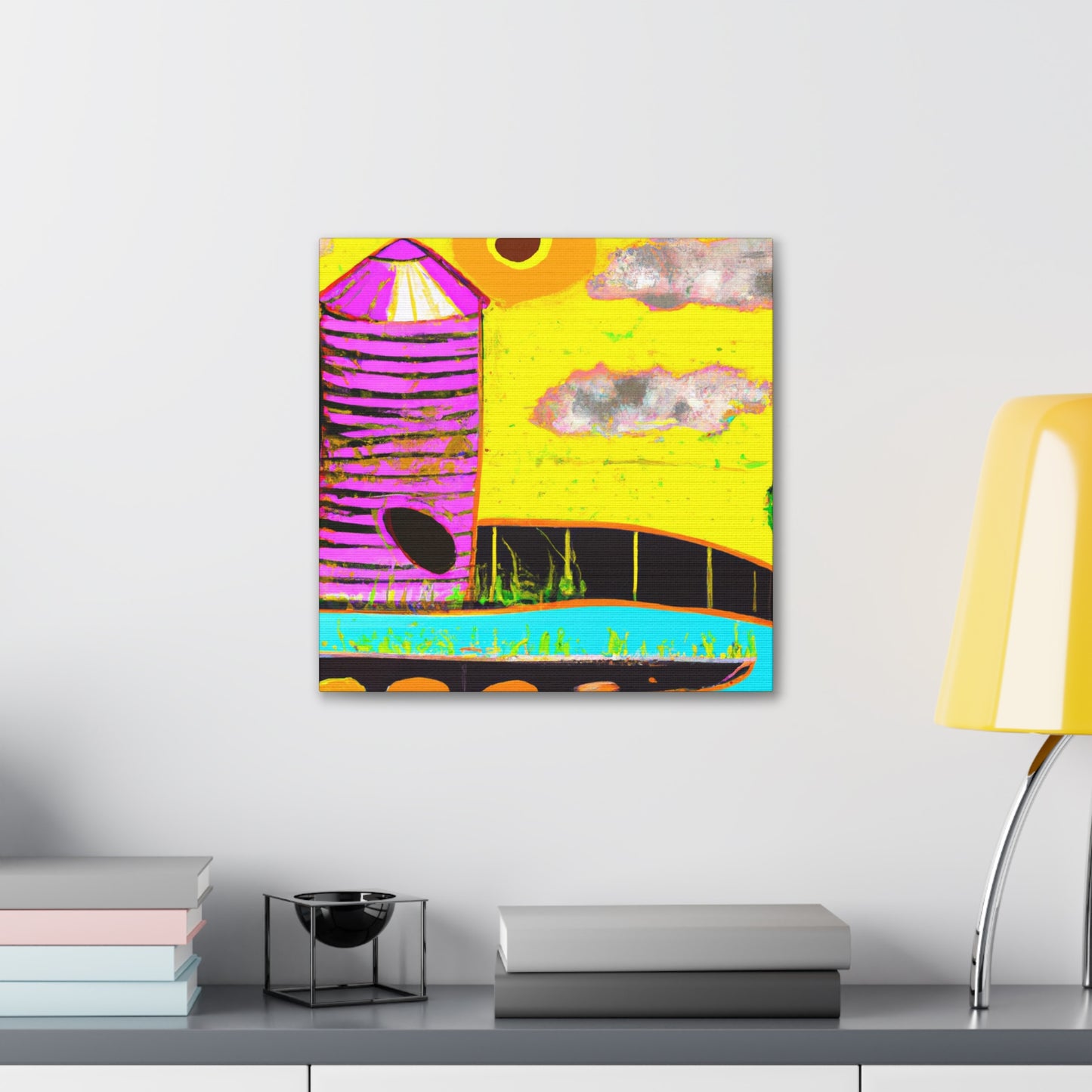 Silo of Colorful Dreams - Canvas