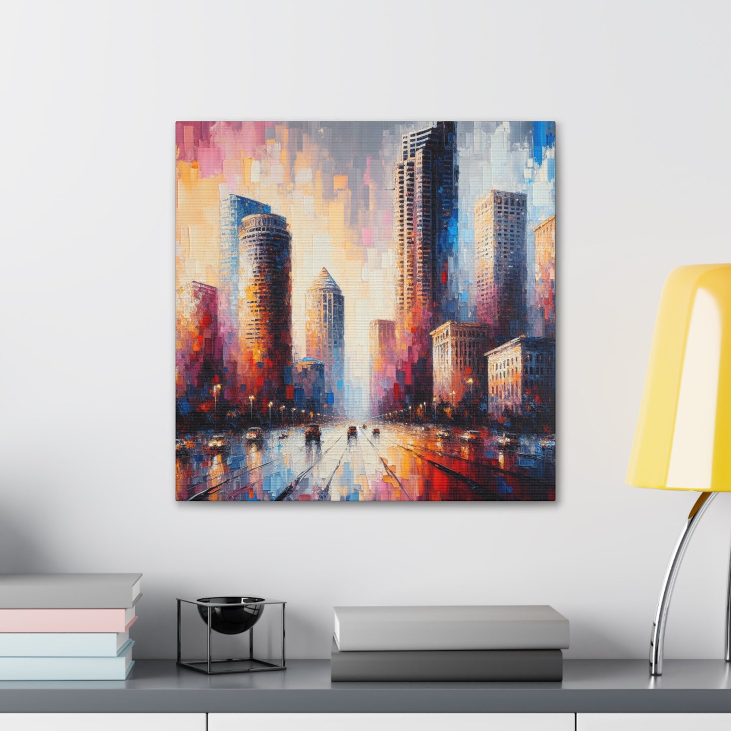 Sunset Rhapsody in Tampa - Canvas