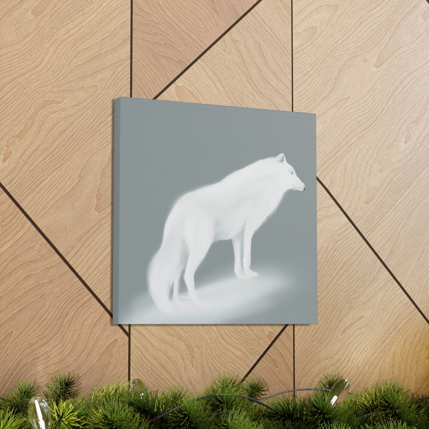 Arctic Wolf Splendor - Canvas