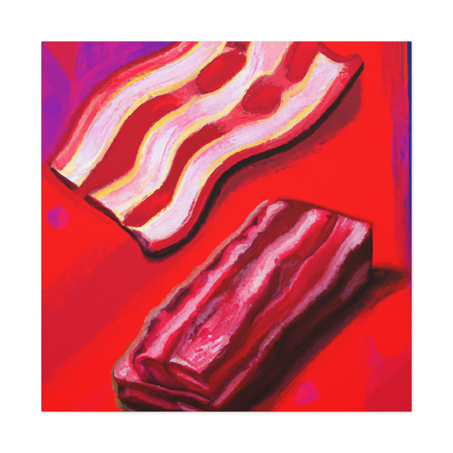 "Bacon at Sunrise HRSM" - Canvas