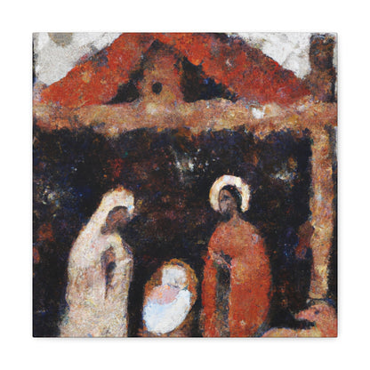 Infant's Midnight Manger - Canvas