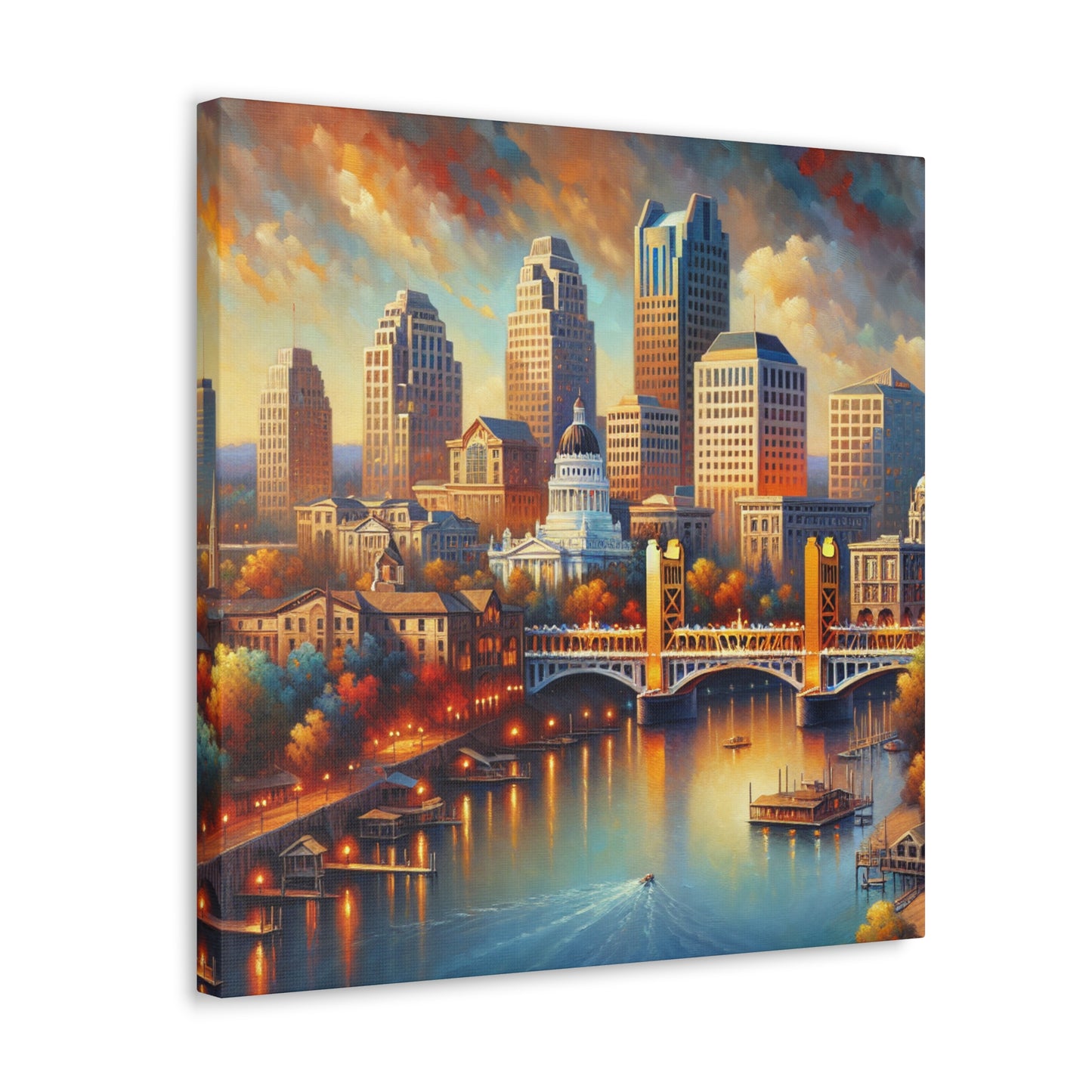 Golden Dreams of Sacramento - Canvas