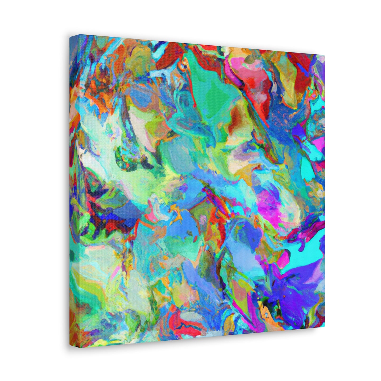 "Timeless Radiance Ablaze" - Canvas