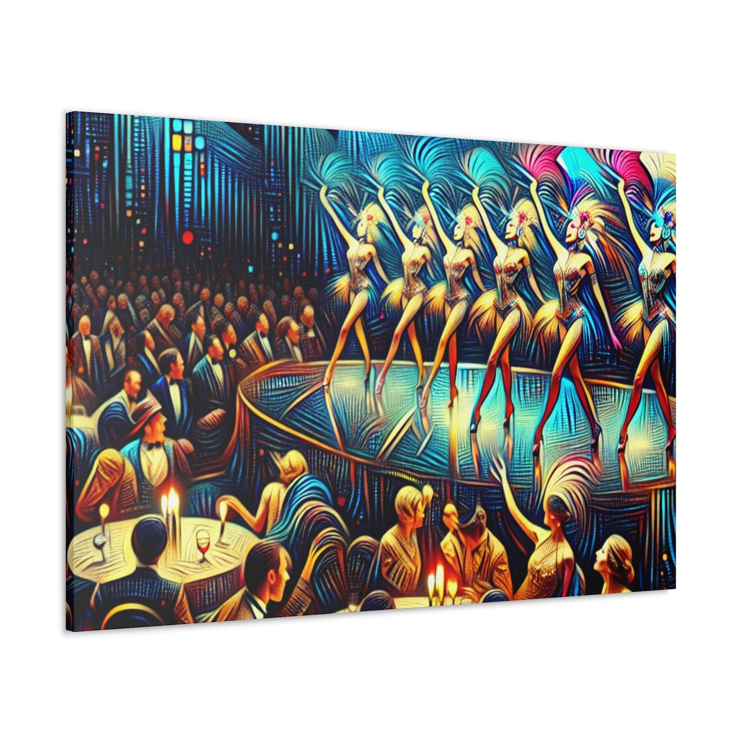 "Ecstatic Cabaret Serenade" - Canvas