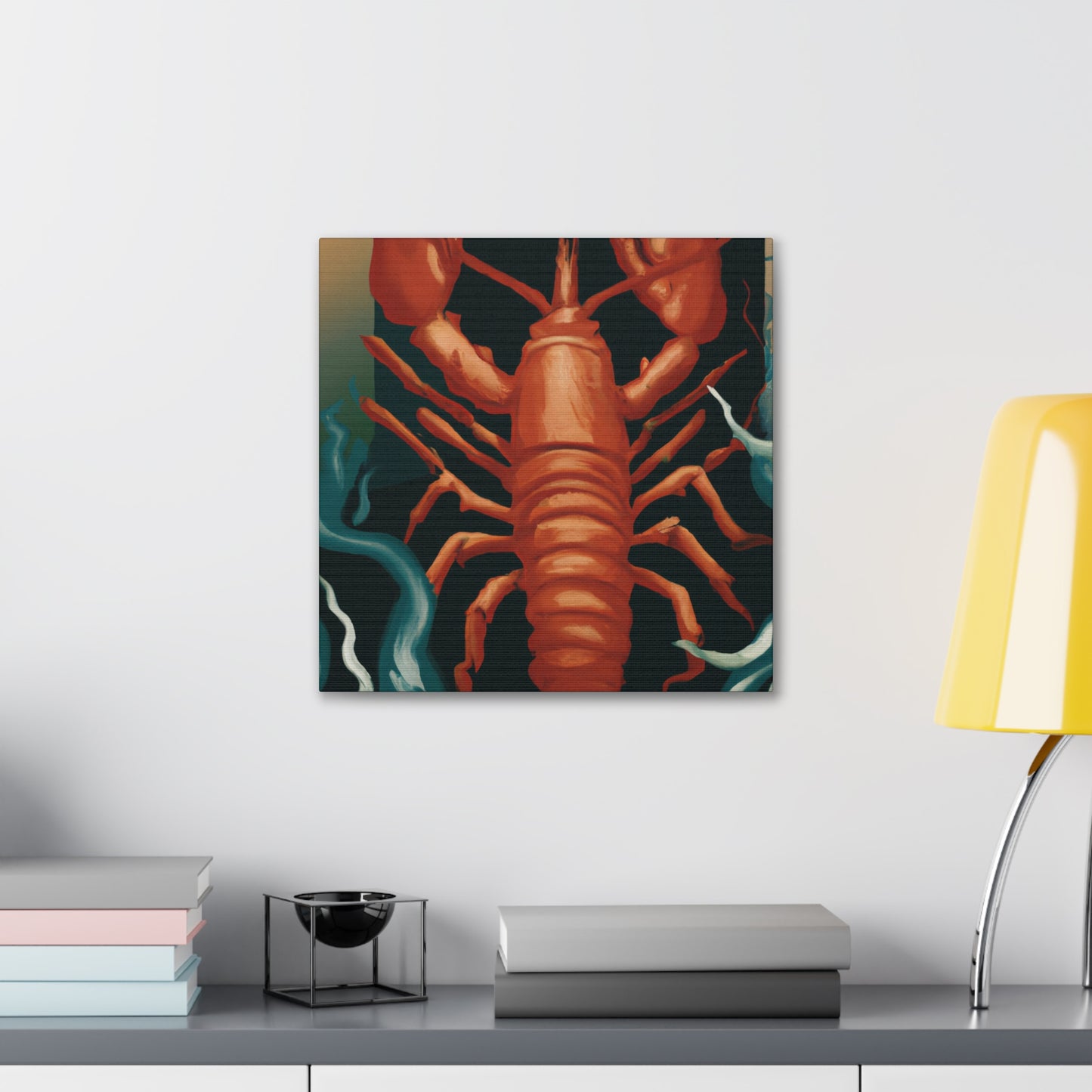 "Lobster in Moonlight" - Canvas