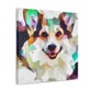 Welsh Corgi Reflection - Canvas