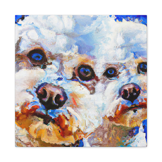 "Bichon in Bloom" - Canvas