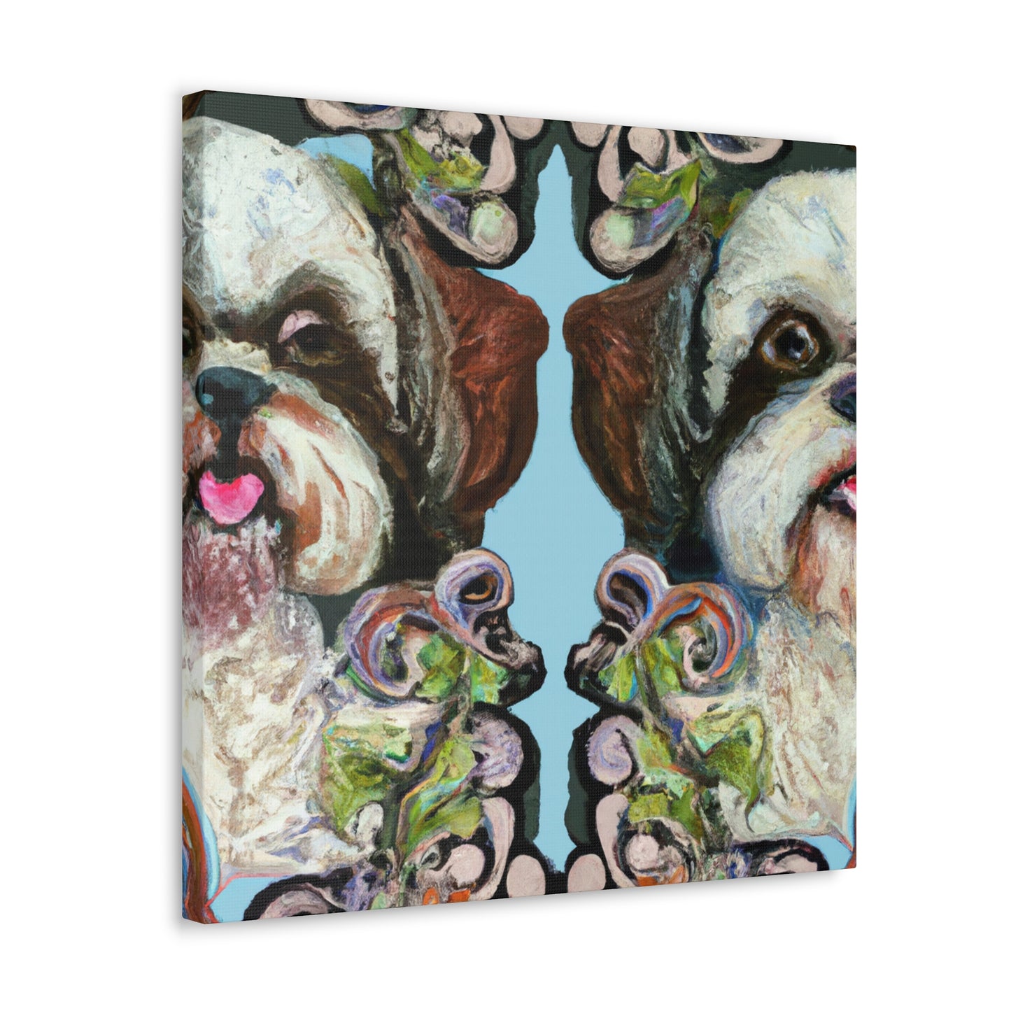 "Shih Tzu in Lace" - Canvas