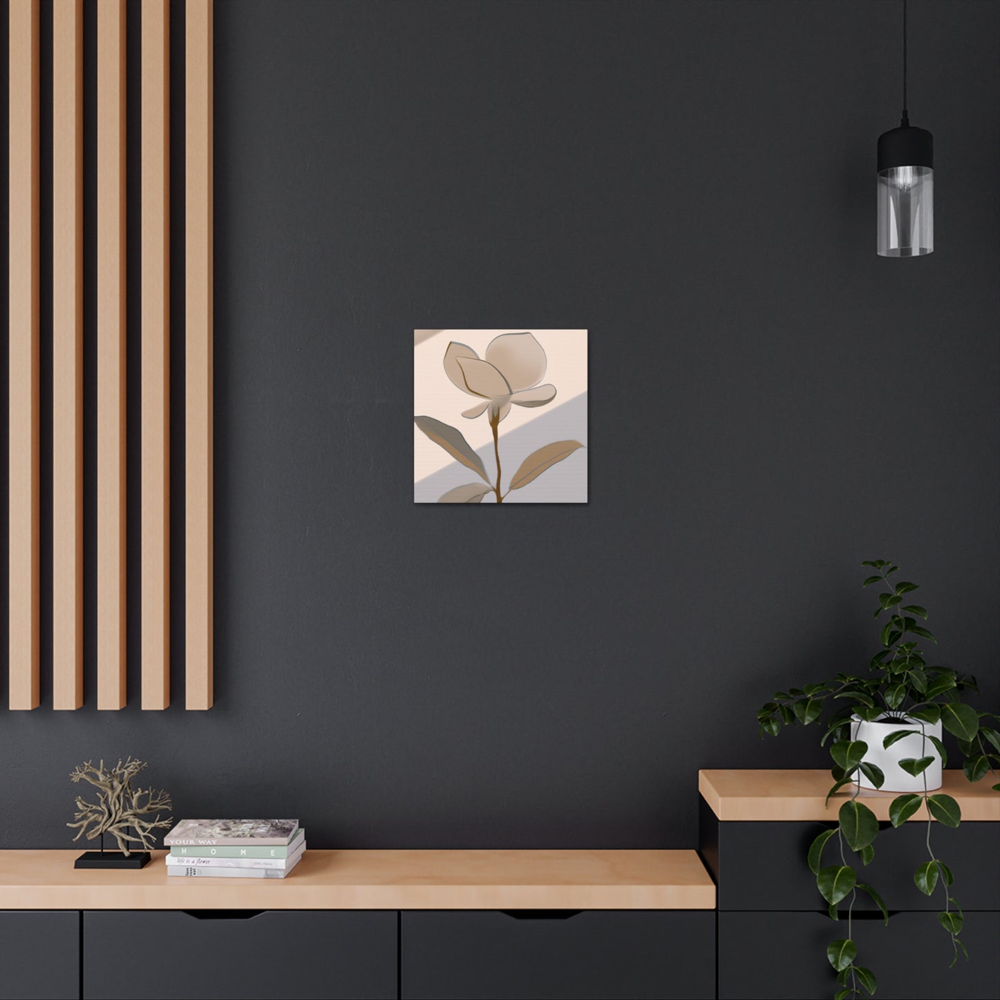 Gardenia in Deco Style - Canvas