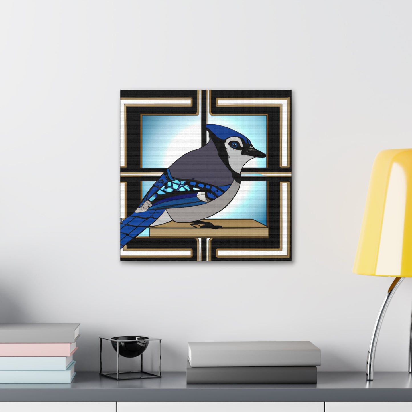 "Blue Jay Illumination" - Canvas