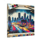 "Urban Echoes: Hoosier Horizons" - Canvas