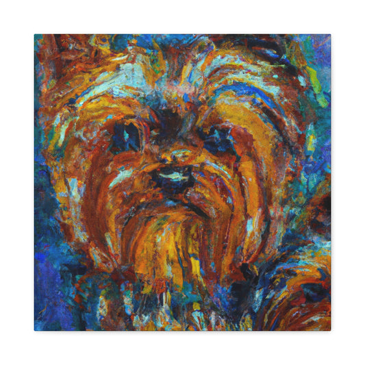 Dancing Yorkshire Terriers - Canvas