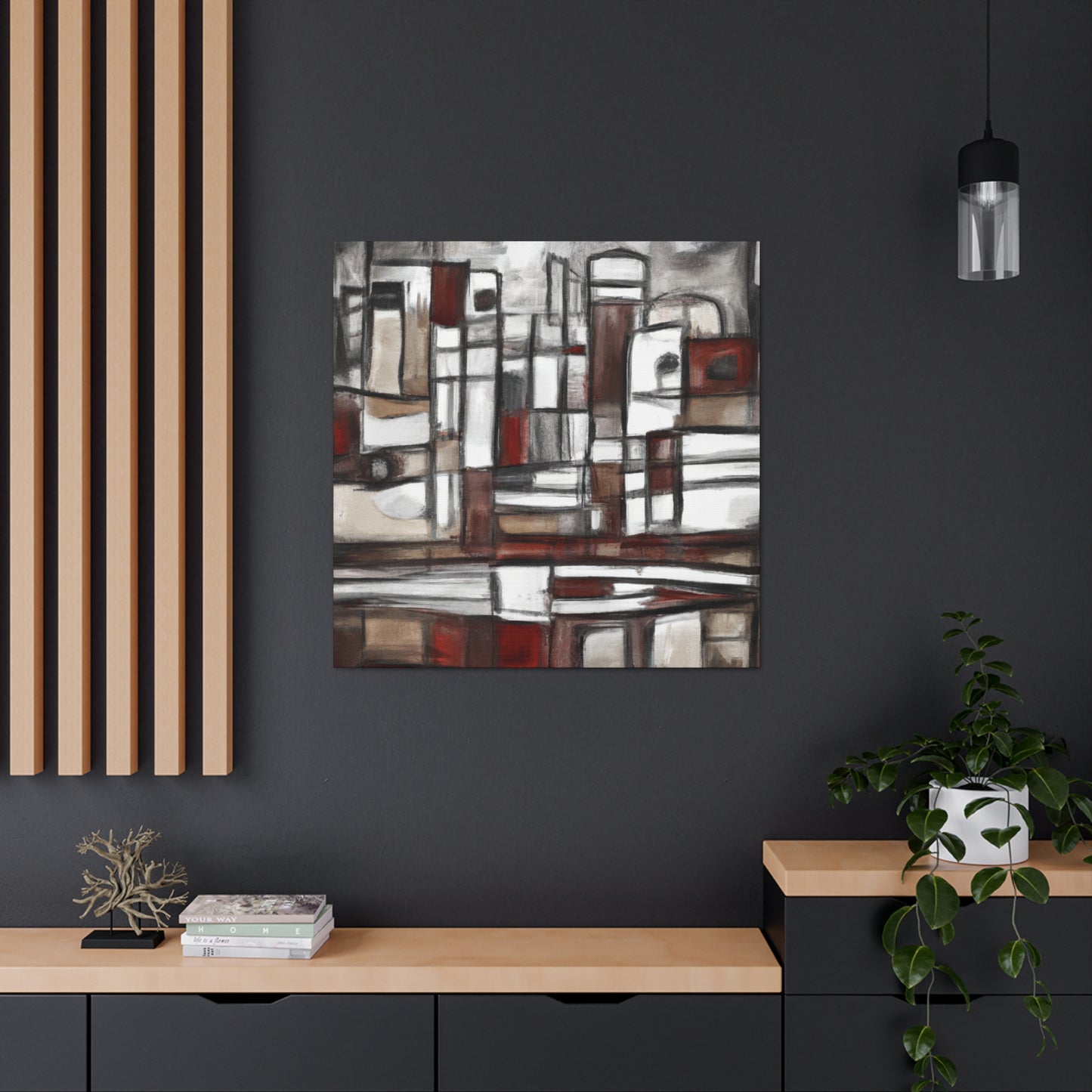 "Modern Art Decor Mosaic" - Canvas