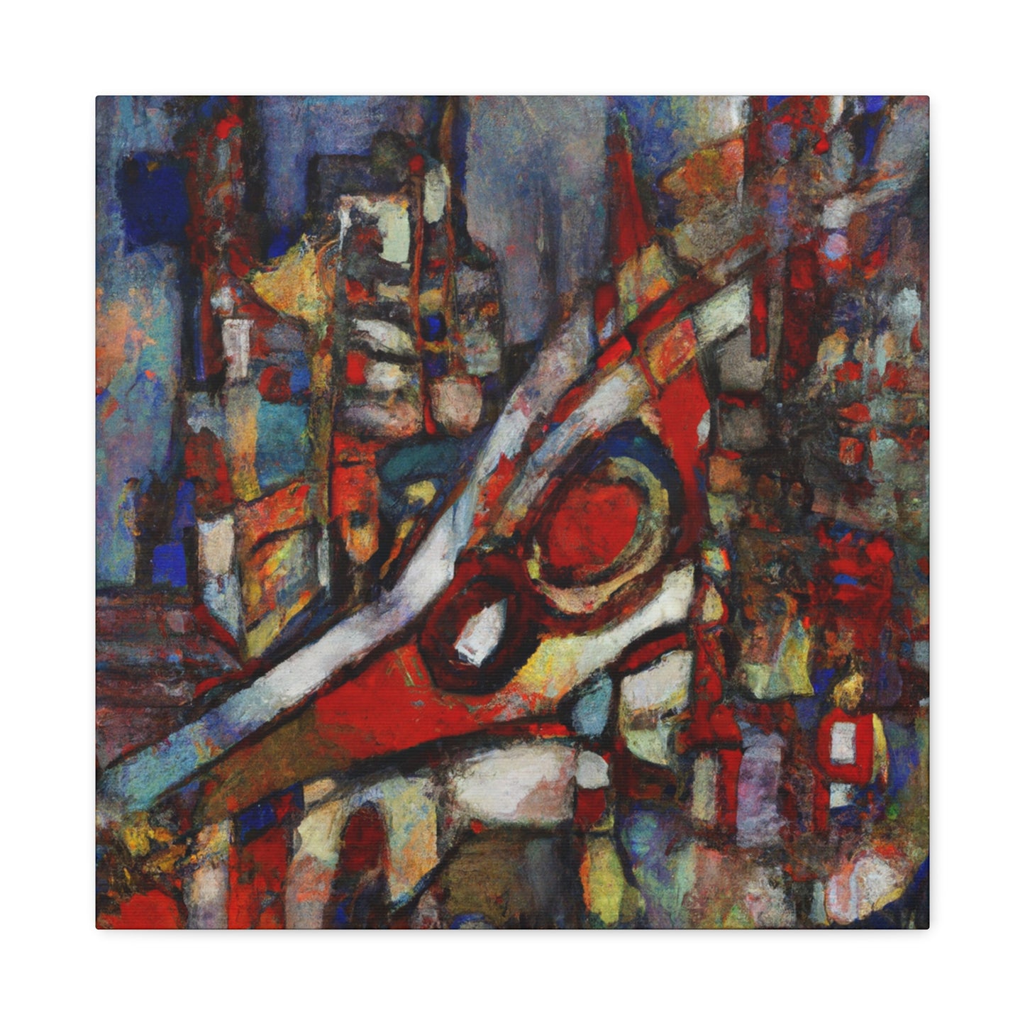 "Futurist Art Nouveau" - Canvas