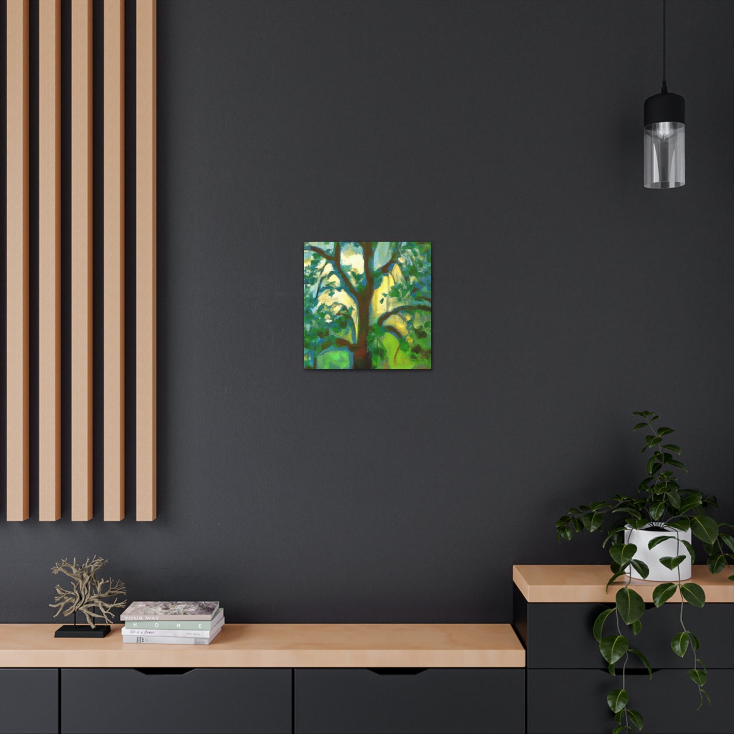 "Elm in Splendid Bloom" - Canvas