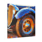 "Classic Automobile Radiance" - Canvas