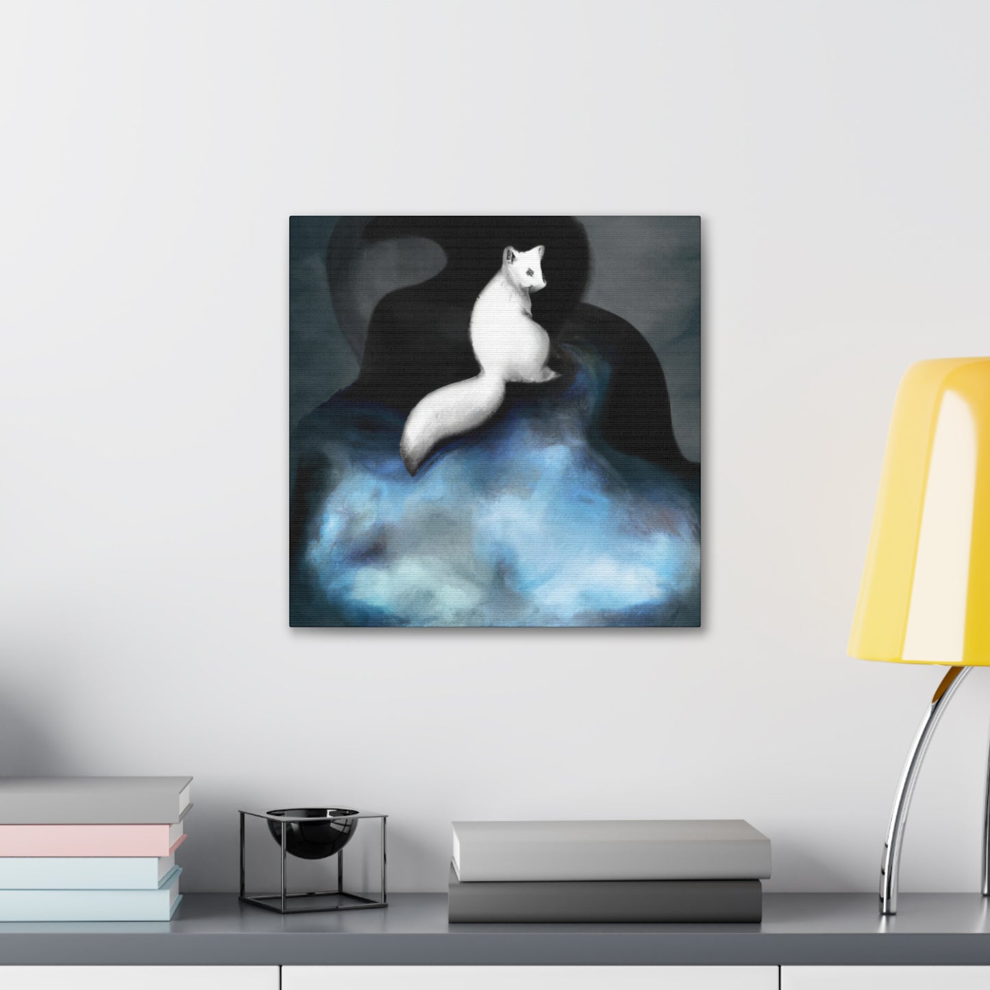 Arctic Fox Surrealism - Canvas