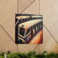 "Subway Train Impressionism" - Canvas