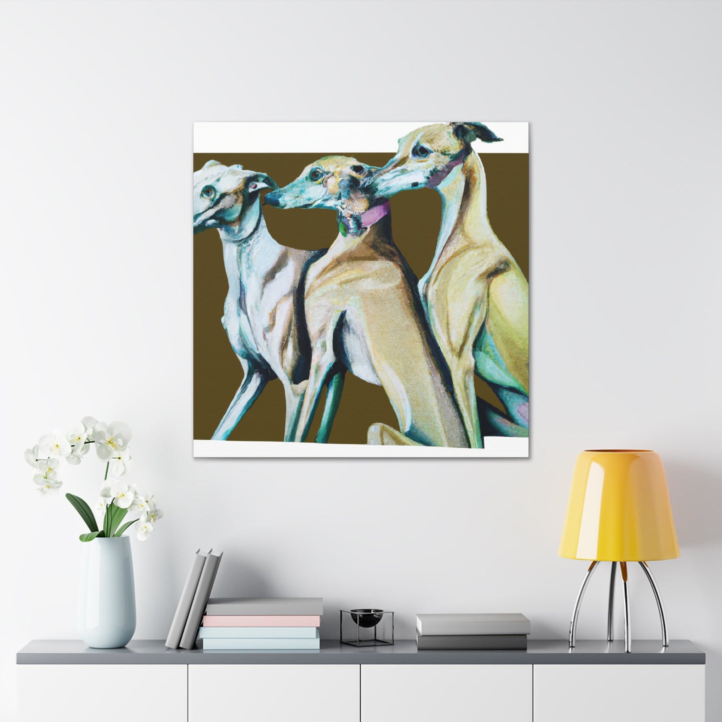 Greyhound in Splendor - Canvas