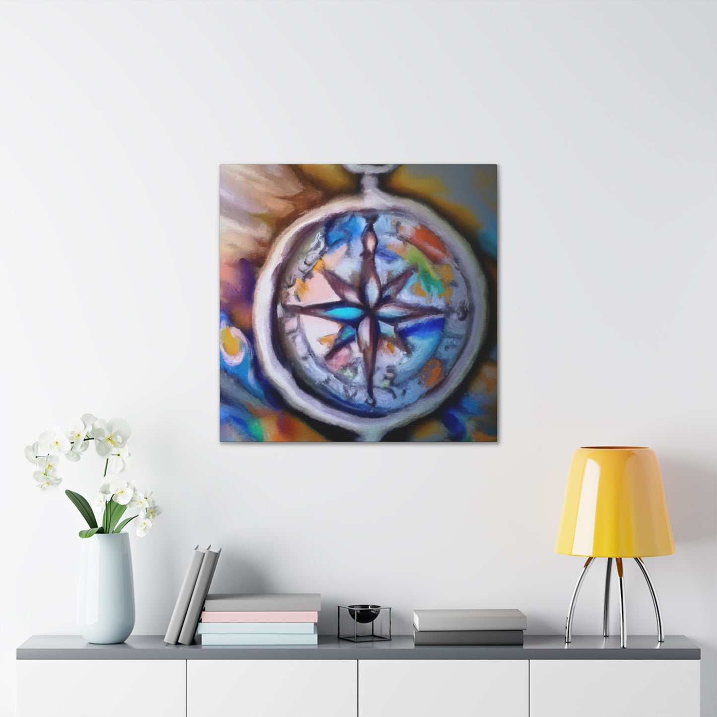 "Compass in Abstraction" - Canvas