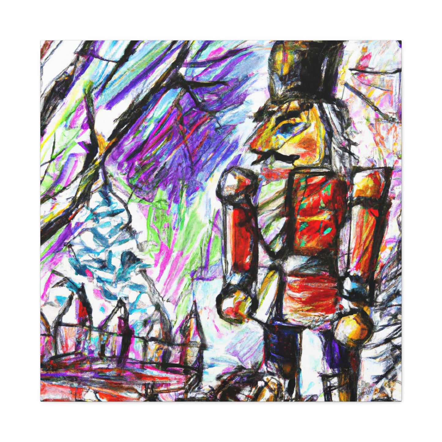 The Nutcracker Scene - Canvas