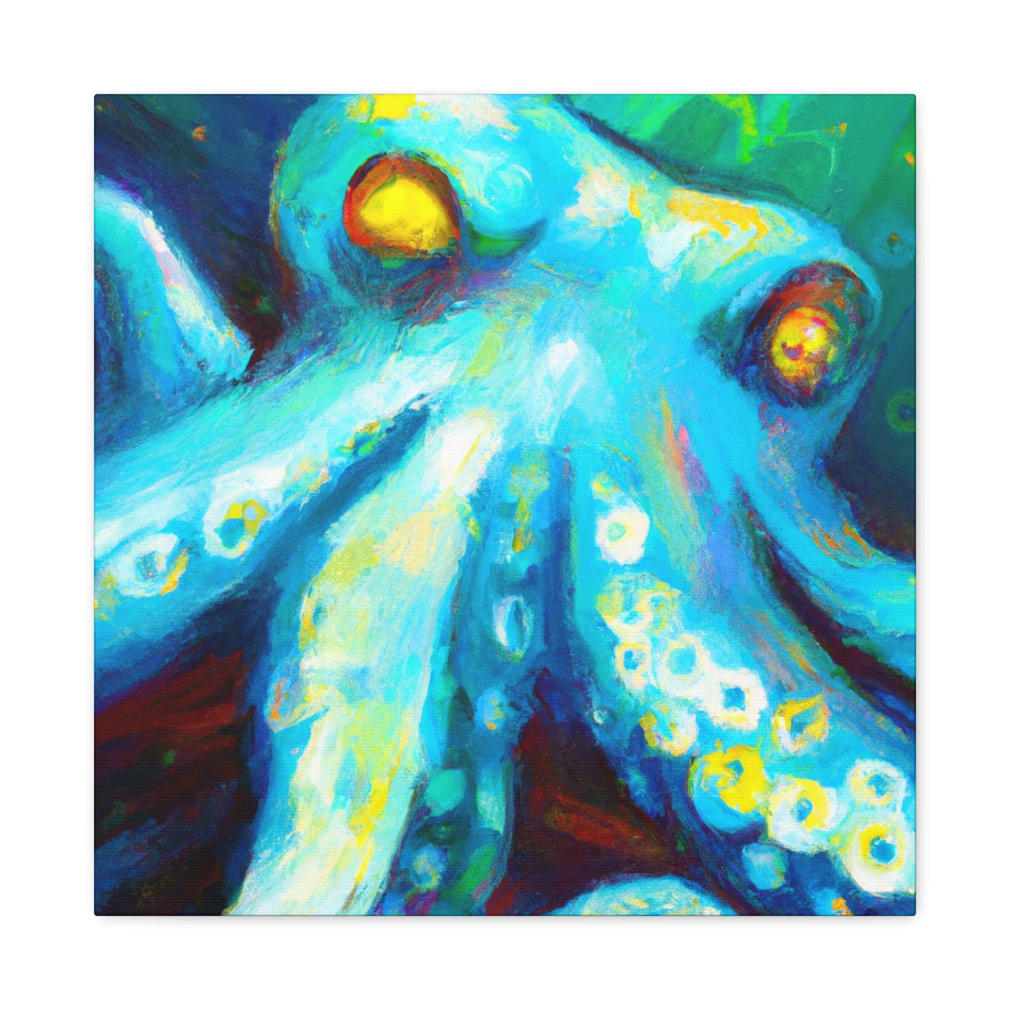 Octopus in Abstract. - Canvas