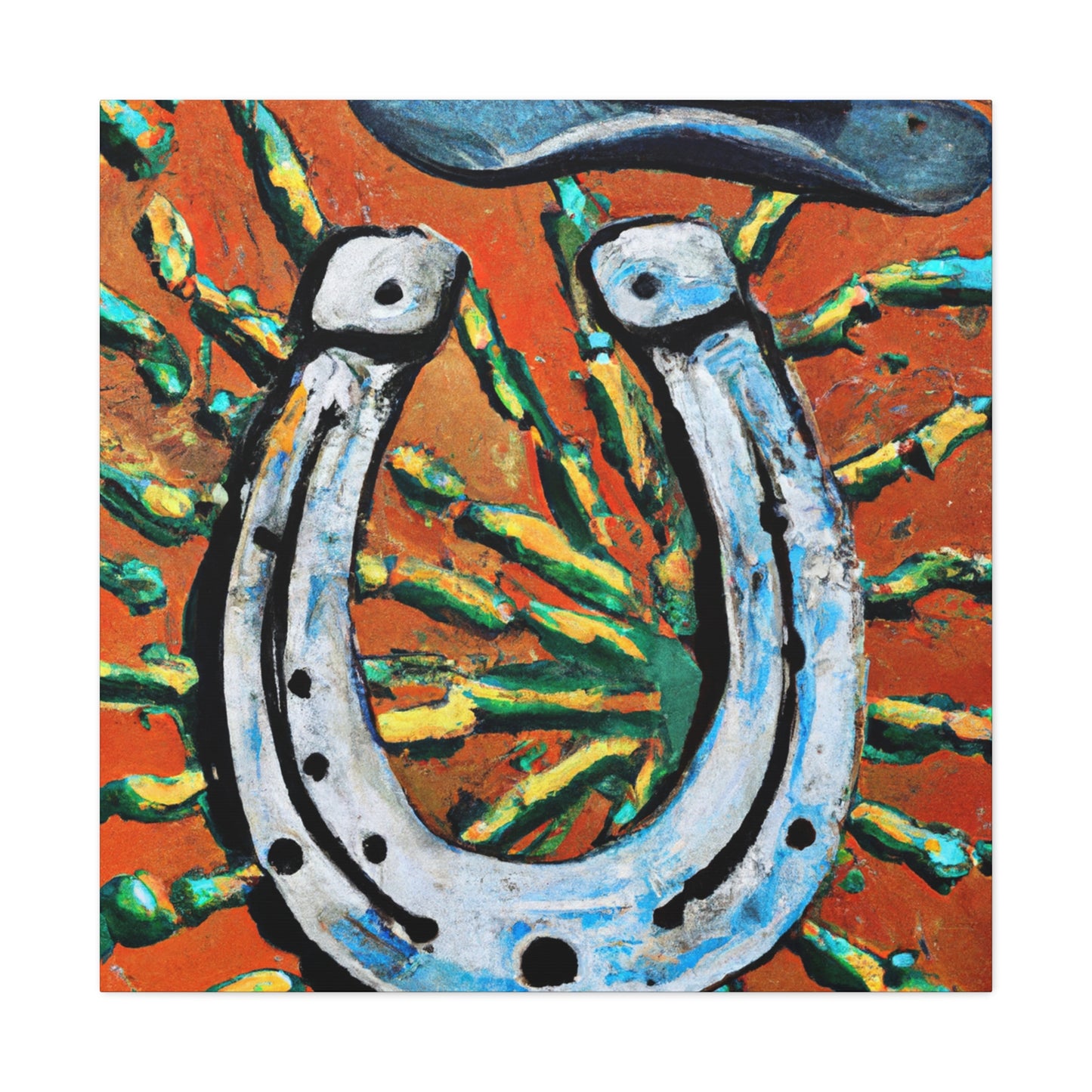 "Horseshoe Forge: Art" - Canvas