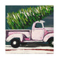 "Christmas Truck Revival Painting" - Canvas