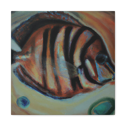 "Discus in Motion" - Canvas