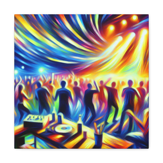 Euphoric Midnight Dance - Canvas