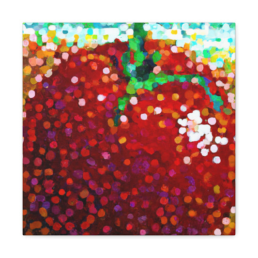 Tomato Pointillism Dream - Canvas