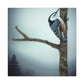 A Nuthatch's Visionary Flight - Canvas