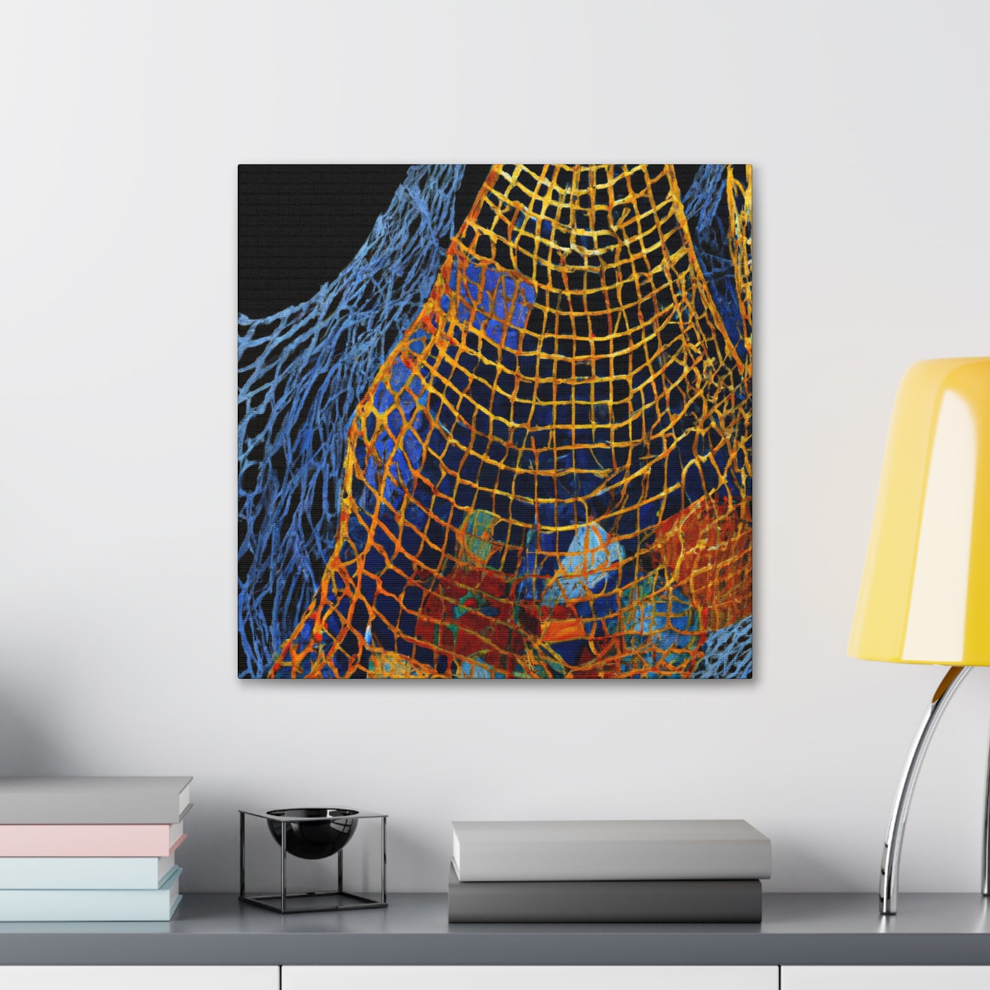 "Net of Forgotten Fishes" - Canvas