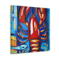 Lobster's Captivating Colors - Canvas