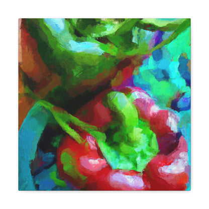 Peppers in Impressionism - Canvas