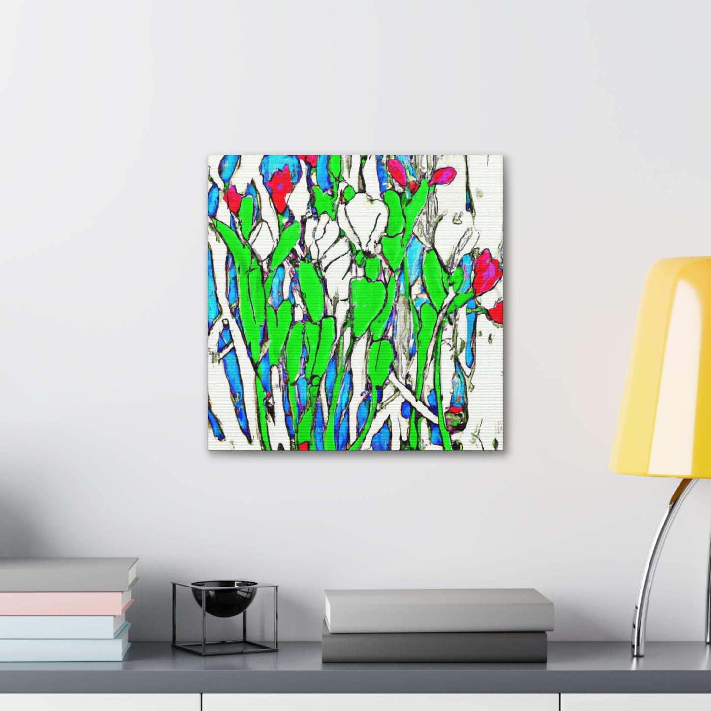 "Tulip Dreamscape Abstraction" - Canvas