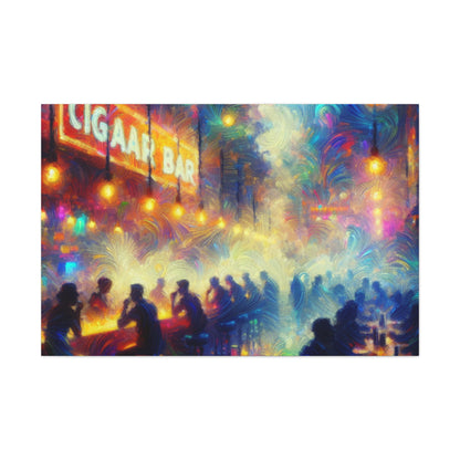 Smoky Soirée Night - Canvas