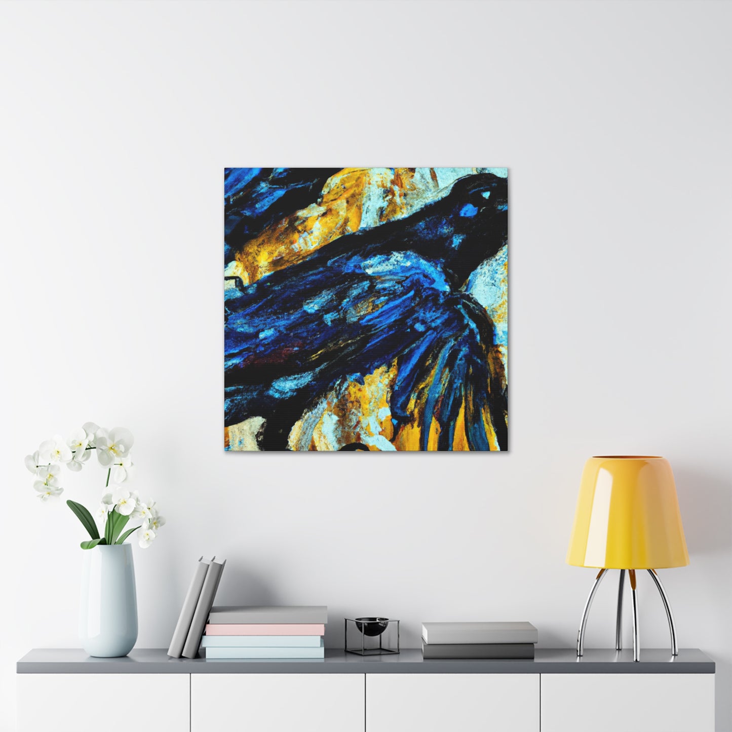 "American Crow Majesty" - Canvas