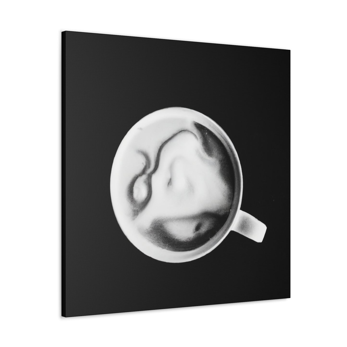 "Cappucino Minimalism Art" - Canvas