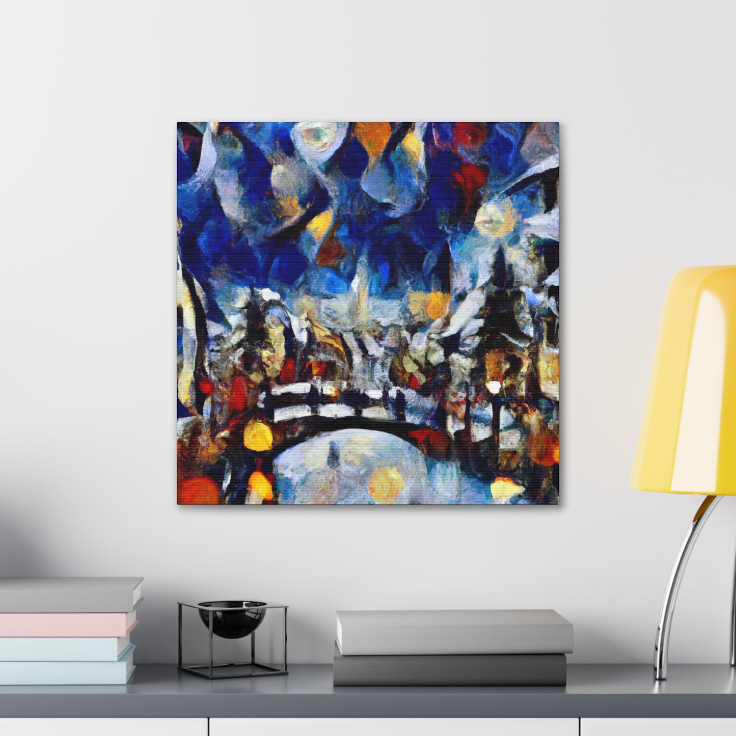 Urban Cityscape Scene - Canvas