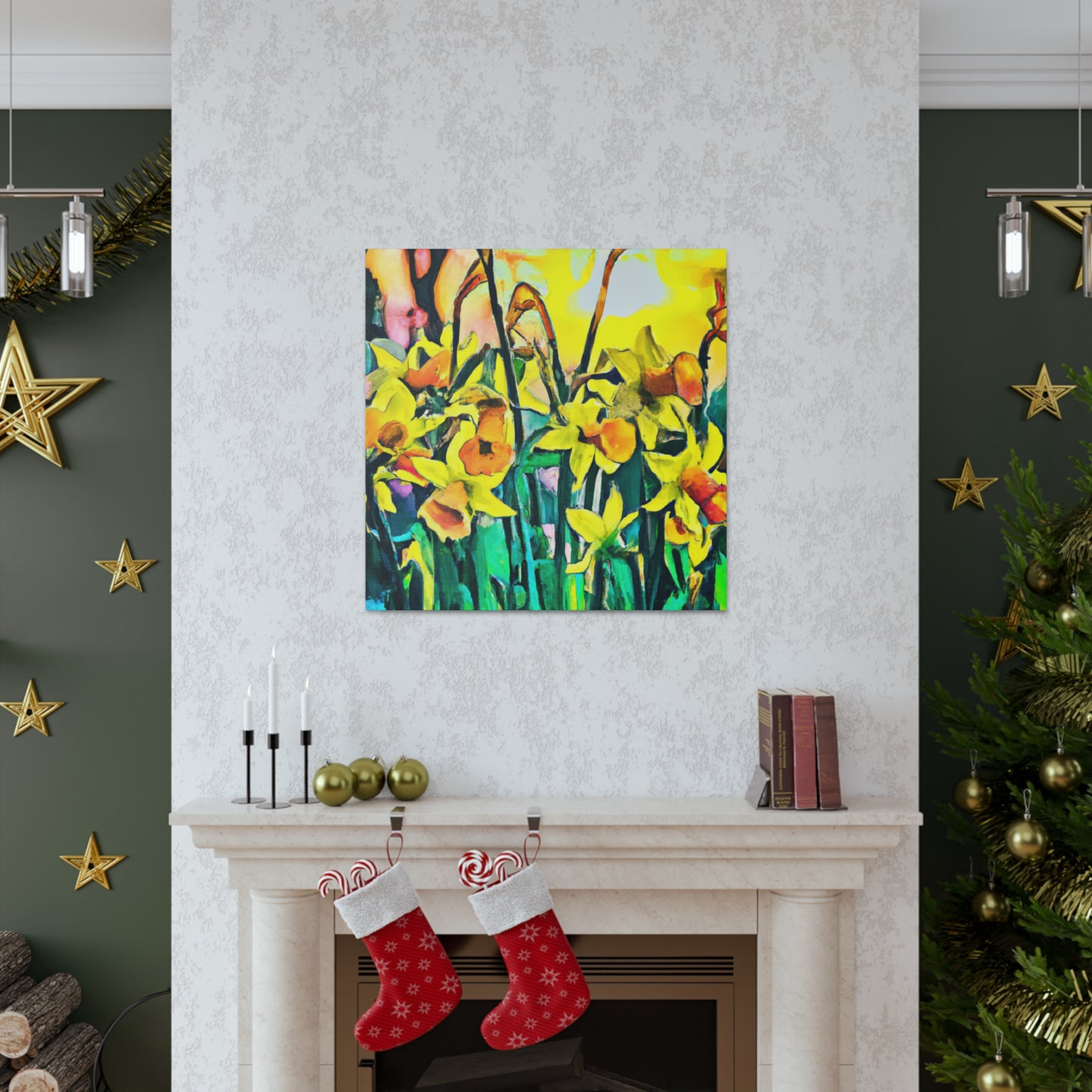 "A Bursting Daffodil" - Canvas