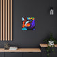 "Clownfish Swimming Gaily" - Canvas