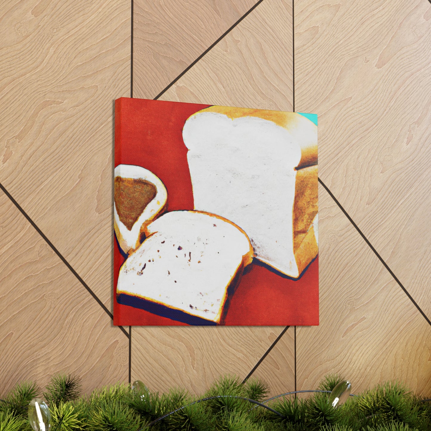 "Bread in Pop Colors" - Canvas