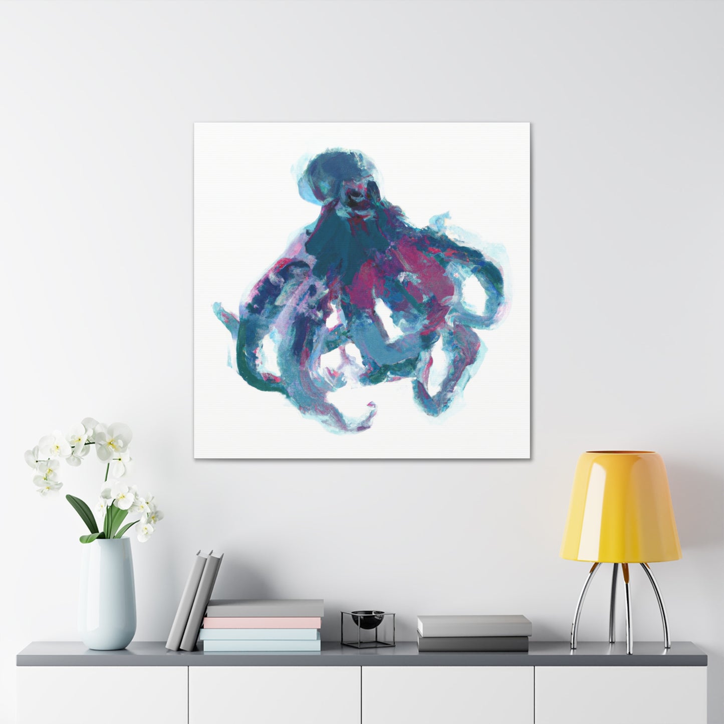 Octopus Abstract Expression - Canvas