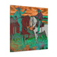 Horses in Pastureland - Canvas