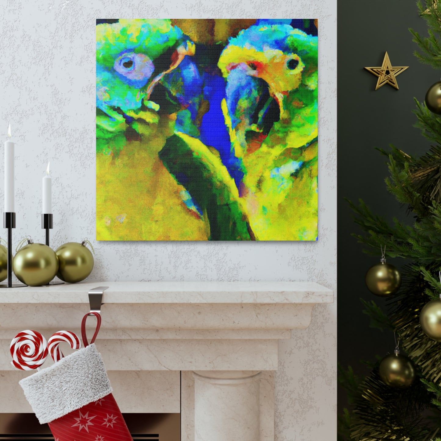 Amazon Parrot Impression - Canvas