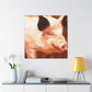 Pig with Characteristic - Canvas